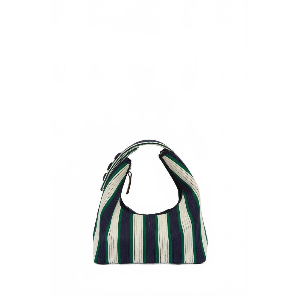NEW LMND women's lilo stripes mini bag in navy/verde